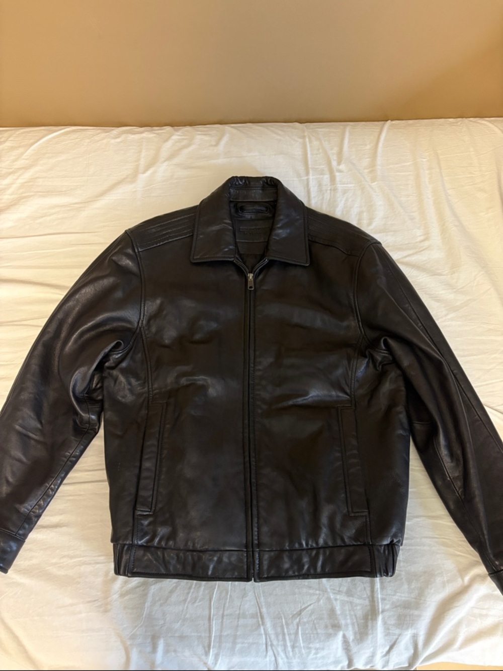 Roundtree & Yorke Leather Jacket Medium